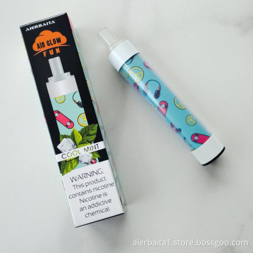 Rechargeable Illuminated Disposable Electronic Cigarette Vaporizer